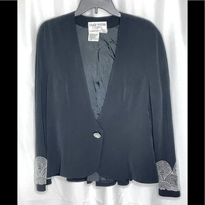 Vintage Day Mor Couture Beaded Trim Jacket 12